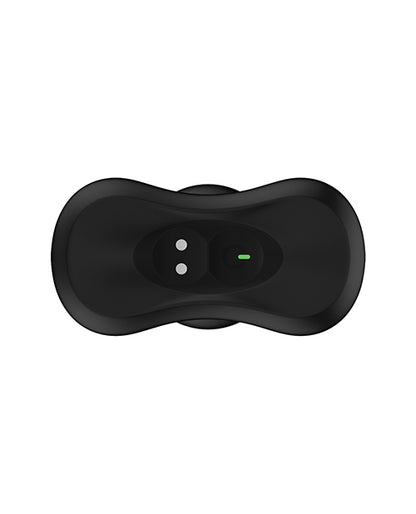 Nexus Bolster Butt Plug w/Inflatable Tip - Black