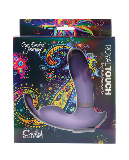 Cristal Royal Touch Glass and Silicone Vibrator