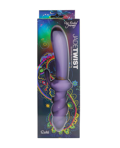 Cristal Jade Twist Glass Rabbit