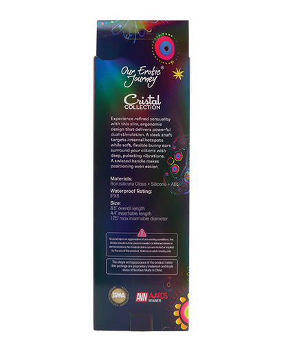 Cristal Jade Twist Glass Rabbit