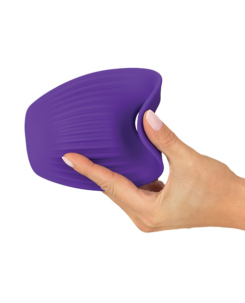 Couples Choice Grinding Cushion w/Cock Ring - Purple