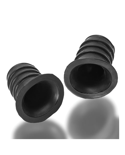 Oxballs Ribnibs Curved Springy-Ribbed Nip Suckers - Special Edition Night