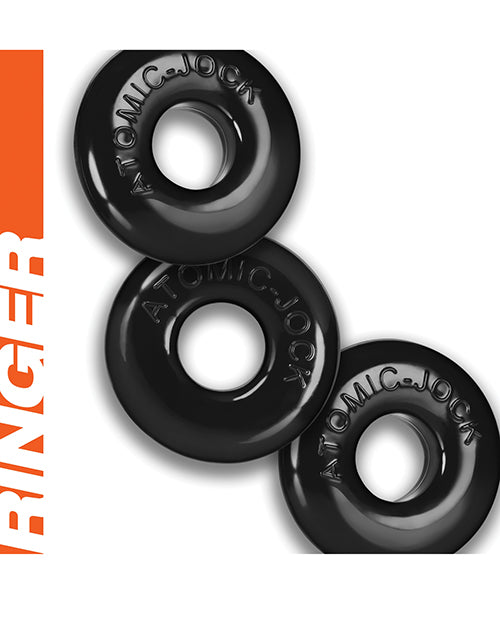 Oxballs Ringer Donut 1 - Black Pack of 3
