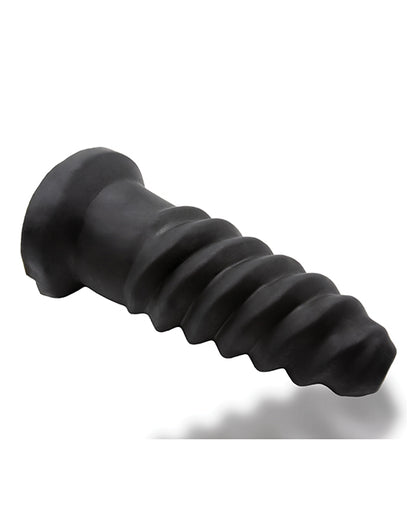Oxballs Screwdhole Screw'd-in Open Tip Masturbator - Black