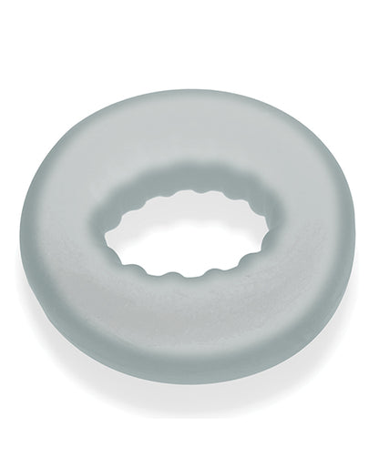 Oxballs Axis Rib Griphold Cockring - Clear Ice