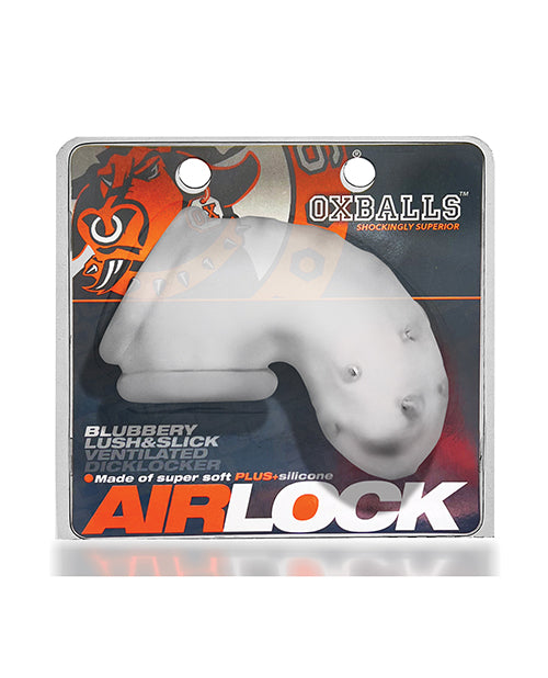 Oxballs Airlock Air-Lite Vented Chastity - Clear Ice