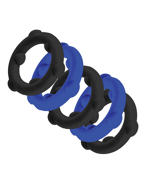 Oxballs Oxballs Gearheads 5 Pack Spinner Rings - Blue/Black - Image 4