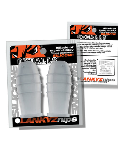 Oxballs Lankyz Silicone Nip Suckers - Clear