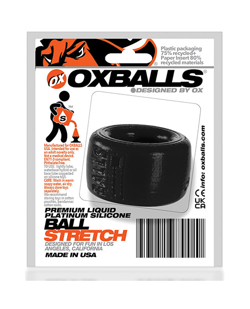 Oxballs Silicone Balls-T Ball Stretcher - Black