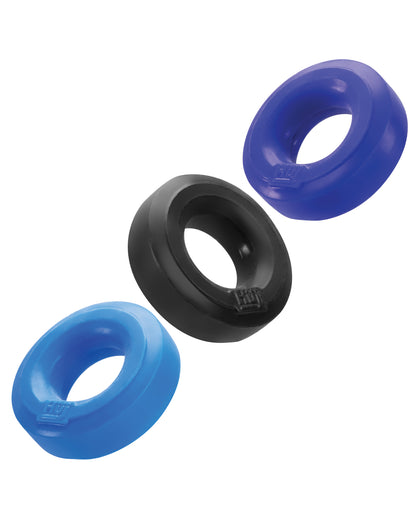 Hunky Junk Hunky Junk C-Ring Multi Pack - Cobalt Pack of 3 - Image 3
