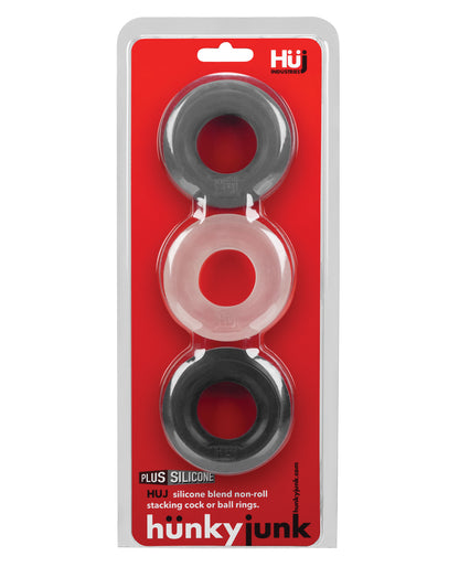 Hunky Junk C-Ring Multi Pack - Asst. Colors Pack of 3