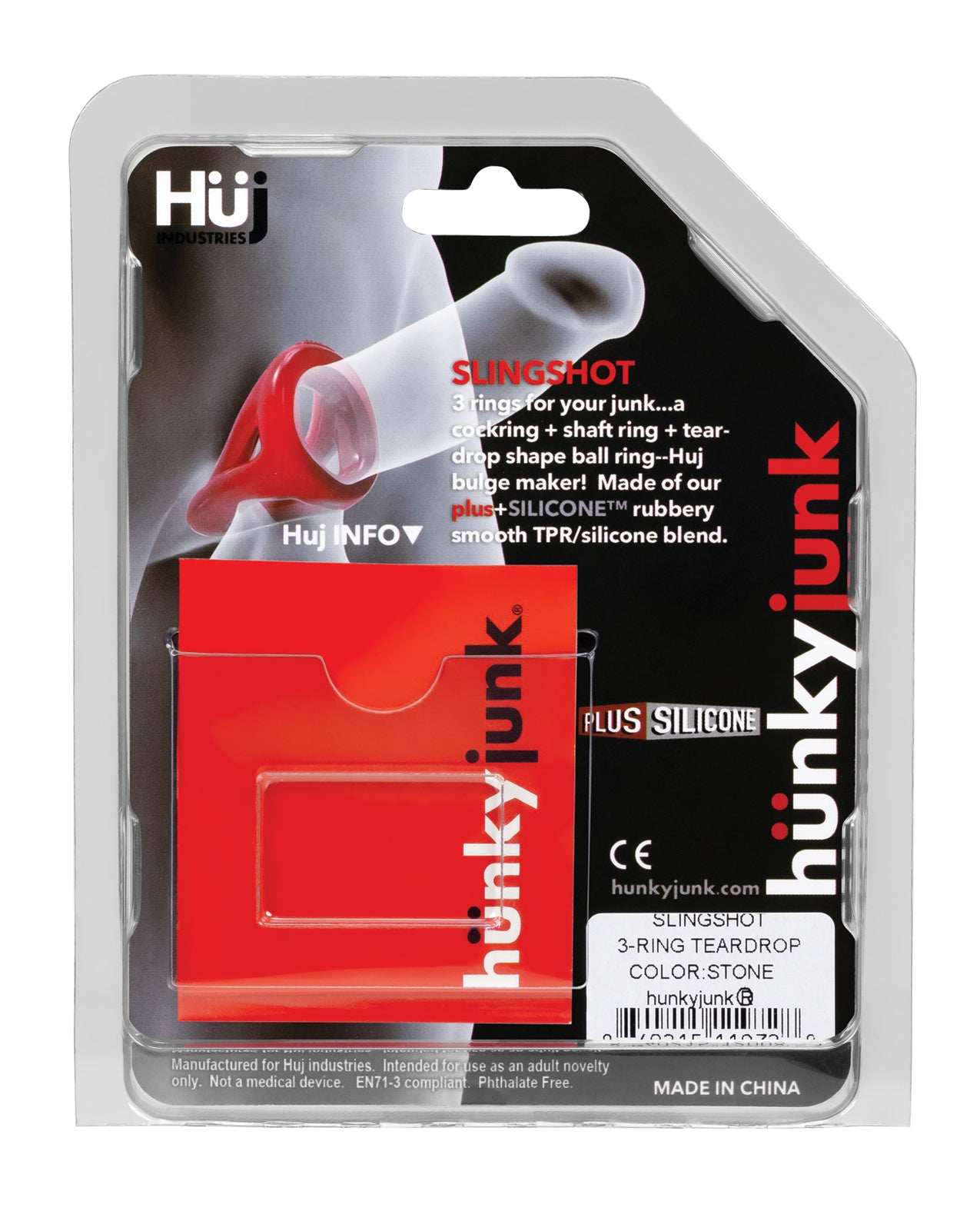 Hunky Junk Hunky Junk Slingshot 3 Ring Teardrop - Cobalt - Image 4