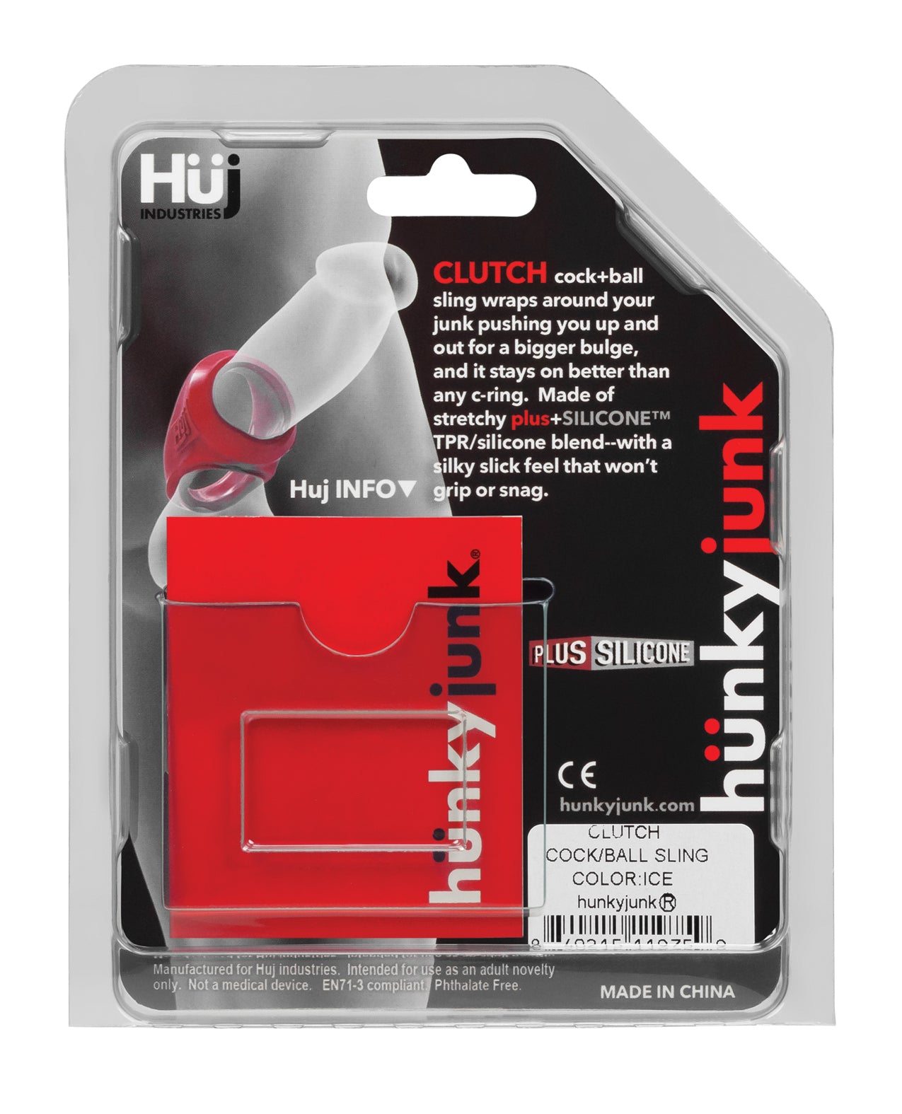 Hunky Junk Hunky Junk Clutch Cock & Ball Sling - Ice - Image 4