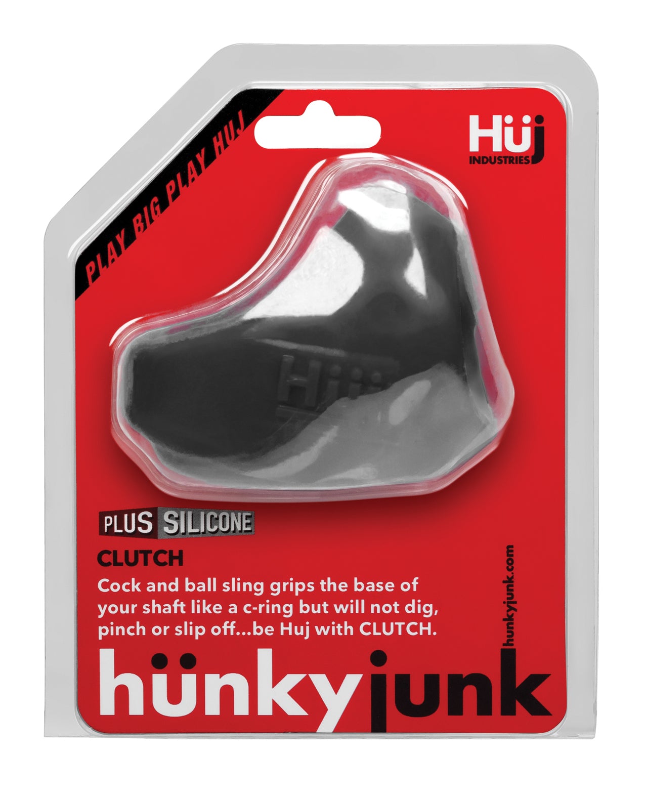 Hunky Junk Hunky Junk Clutch Cock & Ball Sling - Tar - Image 4