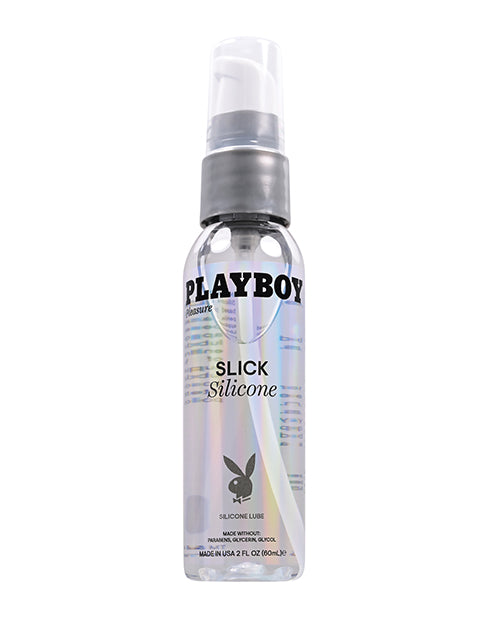 Playboy Pleasure Slick Silicone Lubricant - 2 oz