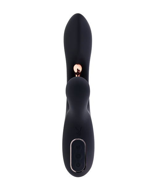 Playboy Pleasure Aureus Dual G-Spot Vibrator - Black