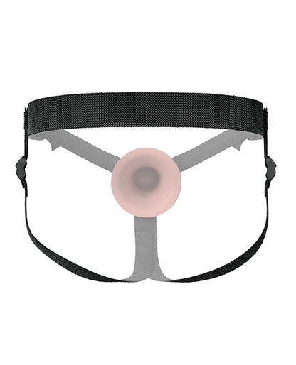 Fantasy X-Tensions Elite 9" Silicone Hallow Strap-On Dual Density - Light