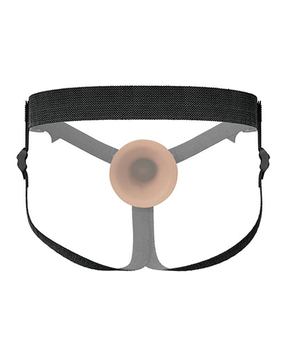 Fantasy X-Tensions Elite 5" Silicone Hallow Strap-On Dual Density - Brown