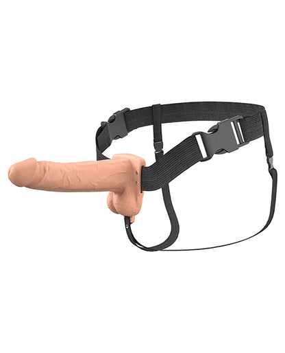 Fantasy X-tensions Fantasy X-Tensions Elite 7" Vibrating Hollow Strap-On - Light - Image 4
