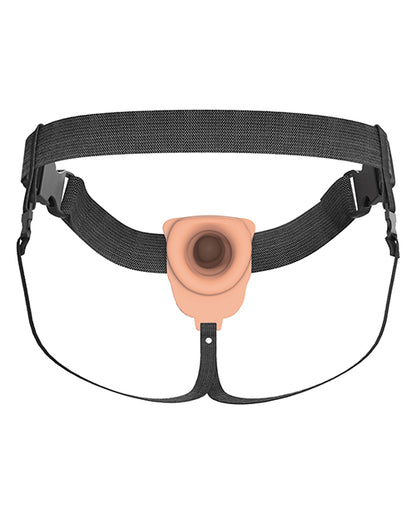 Fantasy X-tensions Fantasy X-Tensions Elite 7" Vibrating Hollow Strap-On - Light - Image 5