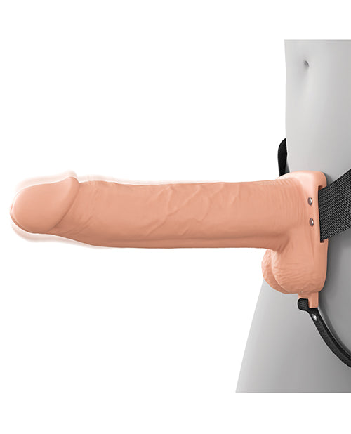 Fantasy X-tensions Fantasy X-Tensions Elite 8" Vibrating Hollow Strap-On - Light - Image 2