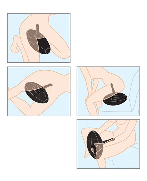 Fetish Fantasy Series Body Dock Inflatable Love Ball - Black