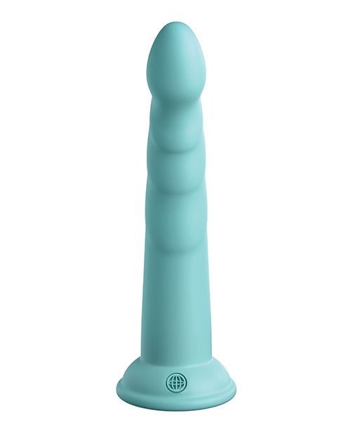 Dillio Platinum 7" Slim Seven Silicone Dildo - Teal