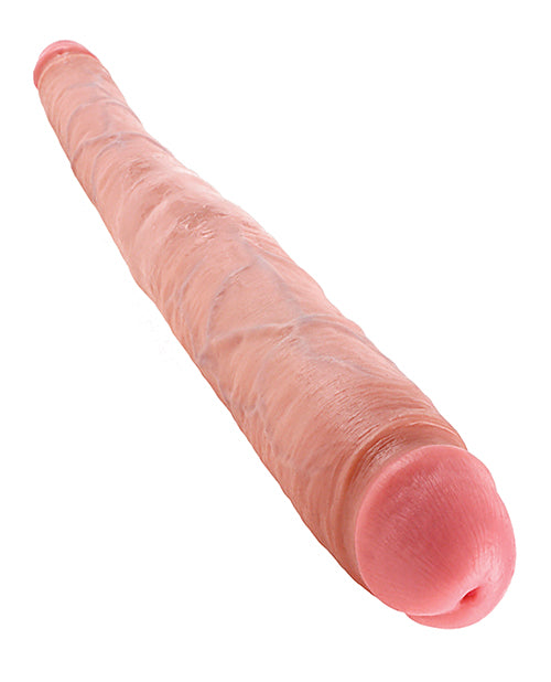 King Cock 16" Tapered Double Dildo - Flesh