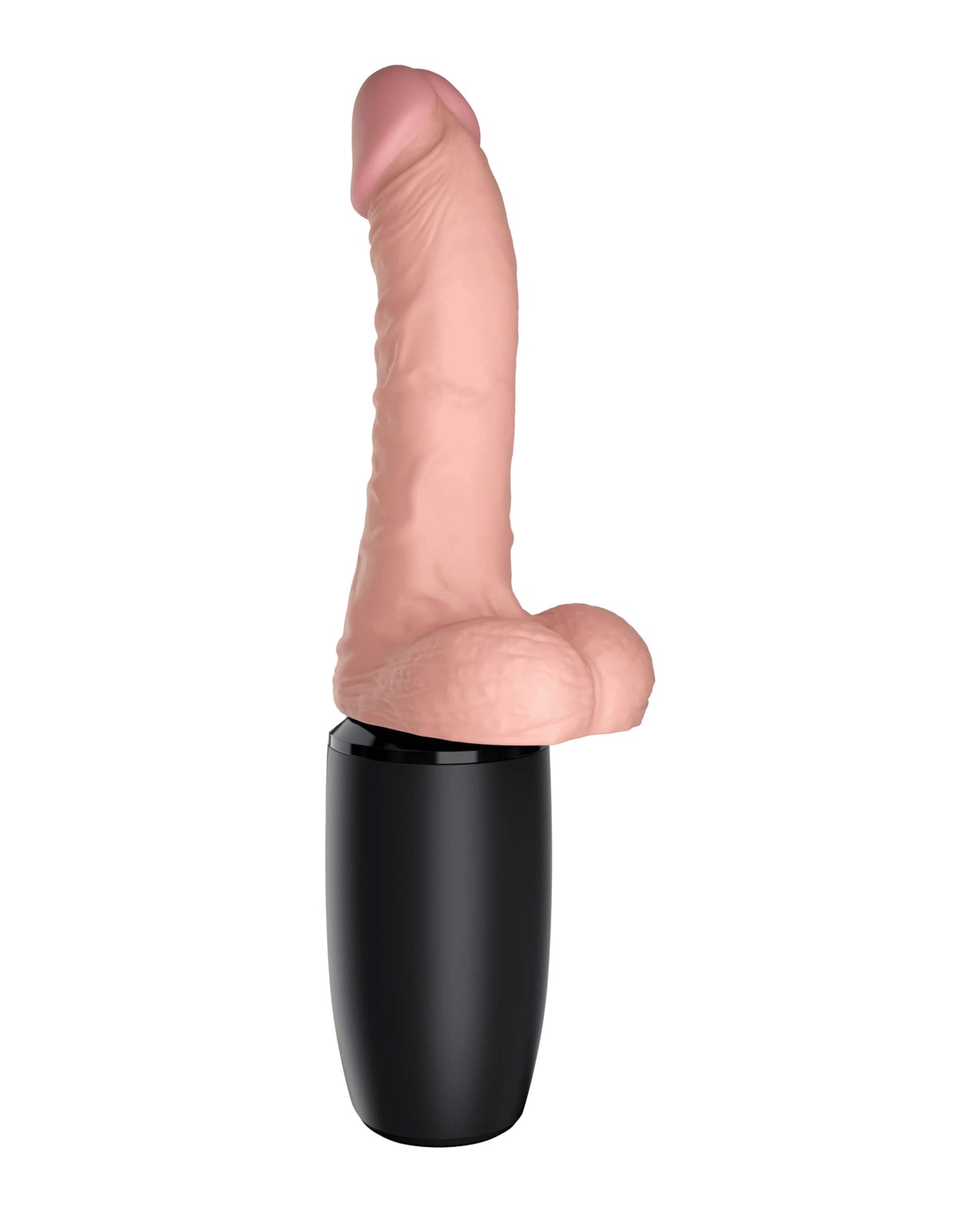 King Cock Plus Thrusting, Warming & Vibrating 6.5" Triple Threat Dong
