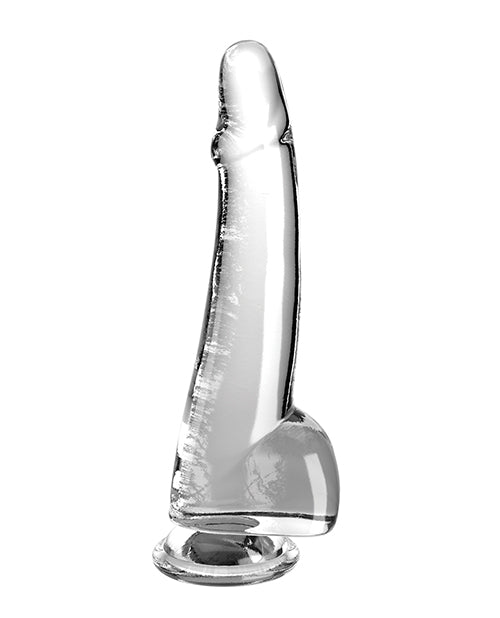 King Cock Clear 10" Cock w/Balls - Clear