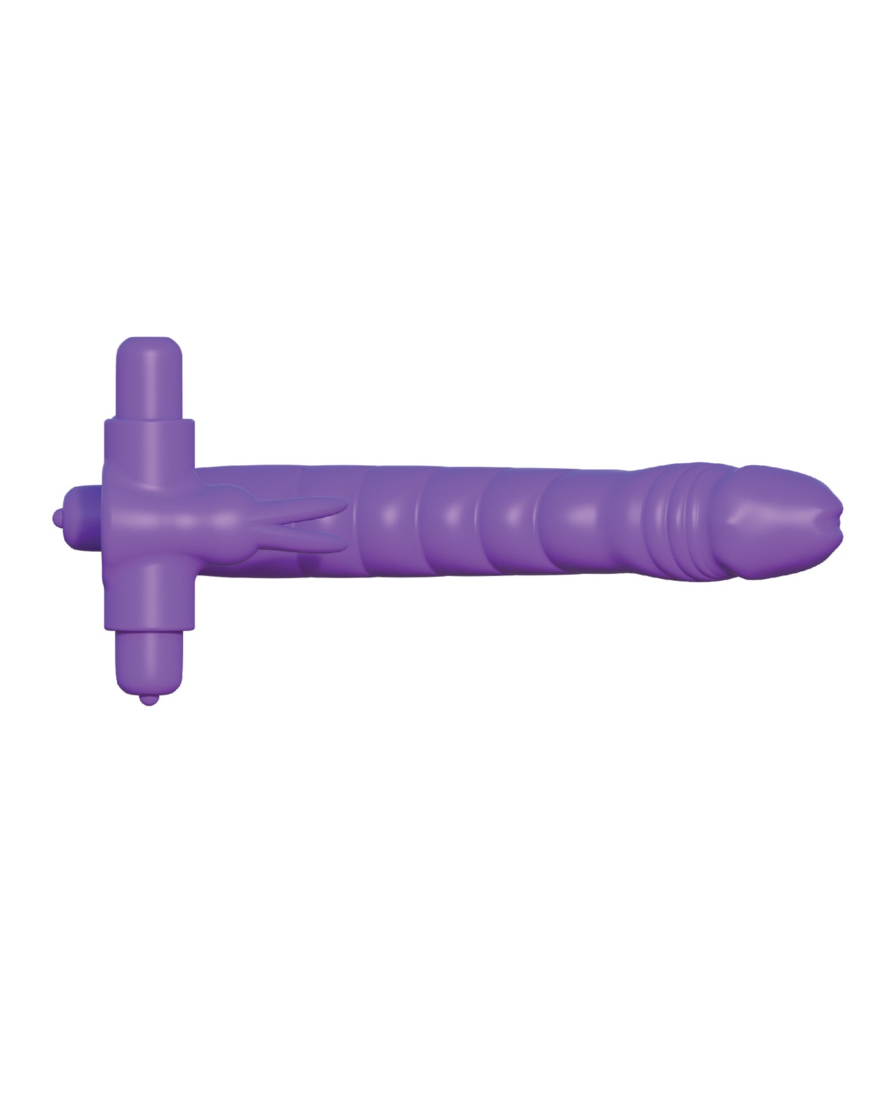 Fantasy C-Ringz Fantasy C-Ringz Silicone Double Pene Rabbit - Purple - Image 4