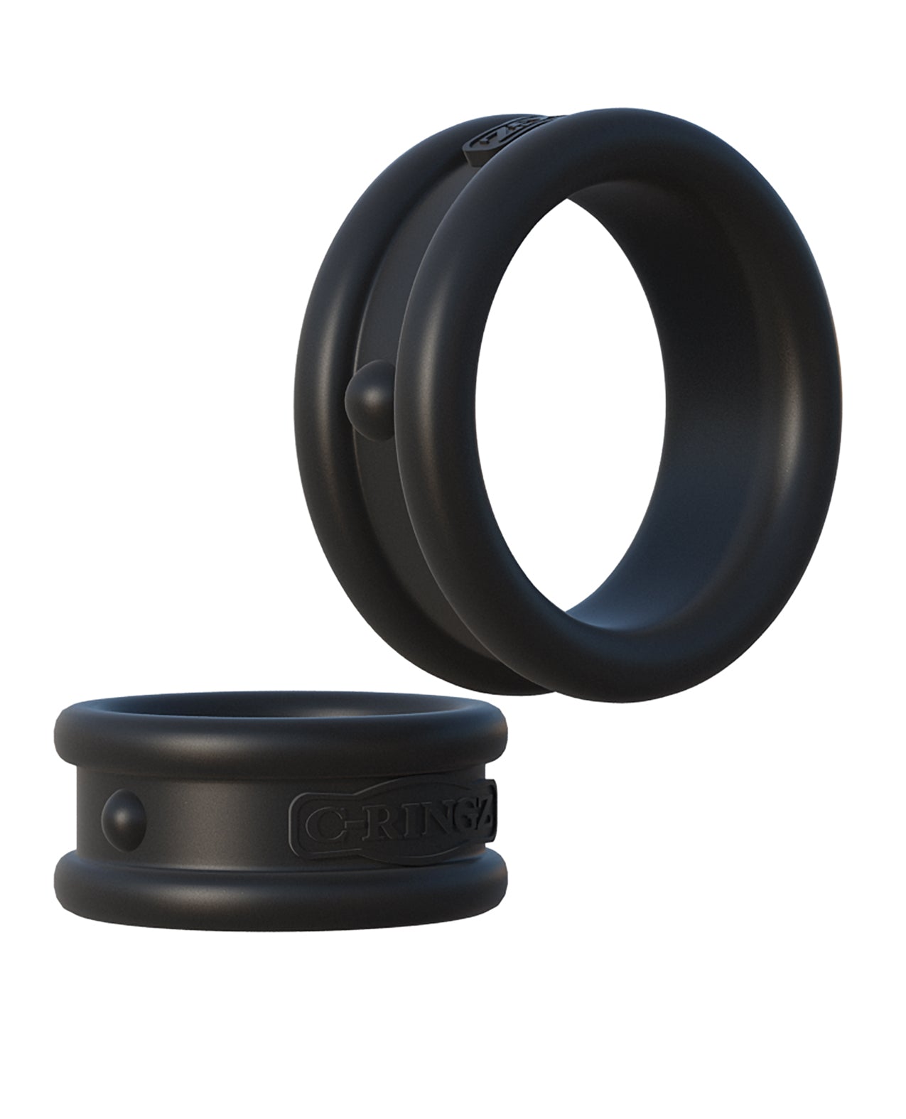 Fantasy C-Ringz Fantasy C-Ringz Max Width Silicone Rings - Black - Image 2