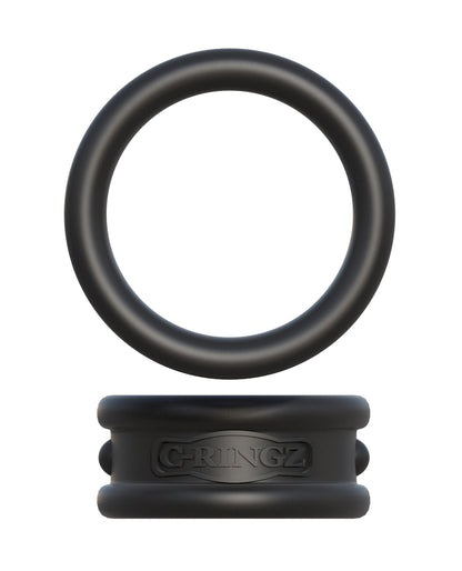 Fantasy C-Ringz Fantasy C-Ringz Max Width Silicone Rings - Black - Image 3
