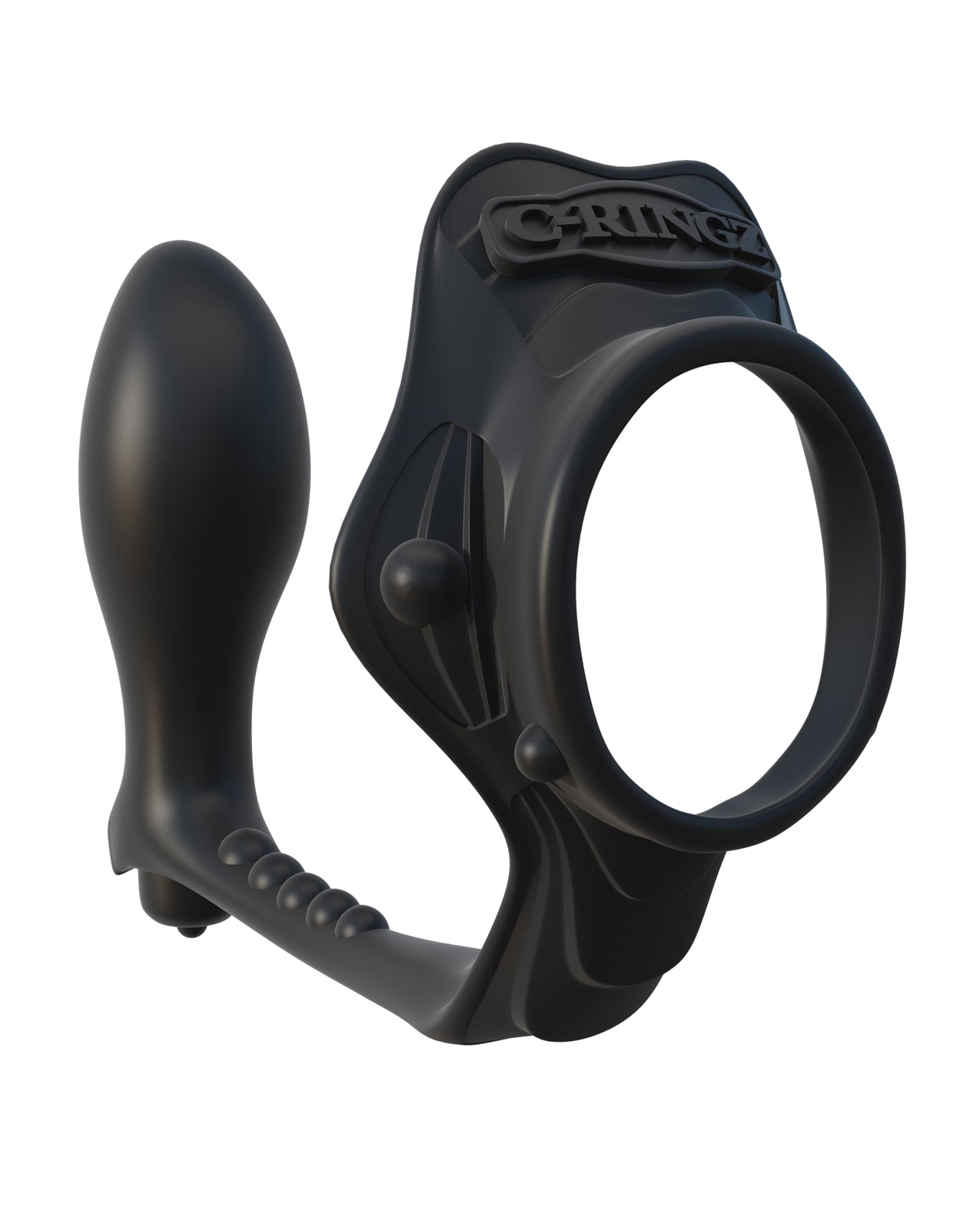Fantasy C-Ringz Fantasy C-Ringz Rock Hard Ass-Gasm Vibrating Ring - Black - Image 2