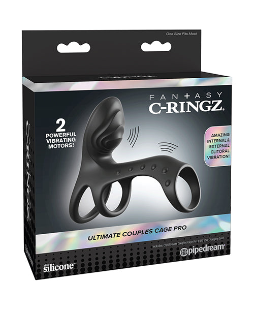 Fantasy C-Ringz Fantasy C-Ringz Ultimate Couples Cage Pro - Black - Image 6