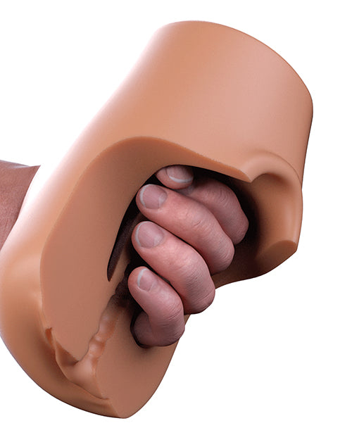 PDX Plus Pussy Pounder Squeeze Stroker - Brown