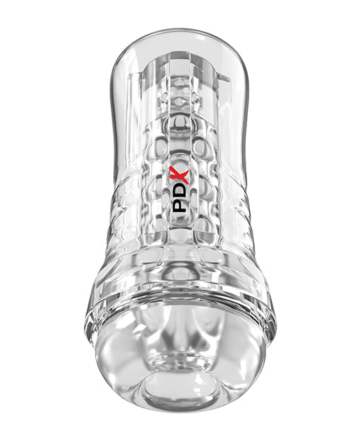 PDX Elite ViewTube See-Thru EZ-Grip Stroker - Clear