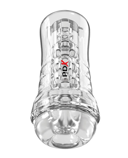 PDX Elite ViewTube See-Thru EZ-Grip Stroker - Clear