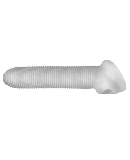 Perfect Fit Perfect Fit Fat Boy Micro Ribbed Sheath 7.5" - Clear - Image 3