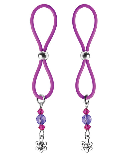 Bijoux de Nip Bijoux de Nip Nipple Halos Flower Charm - Purple - Image 2