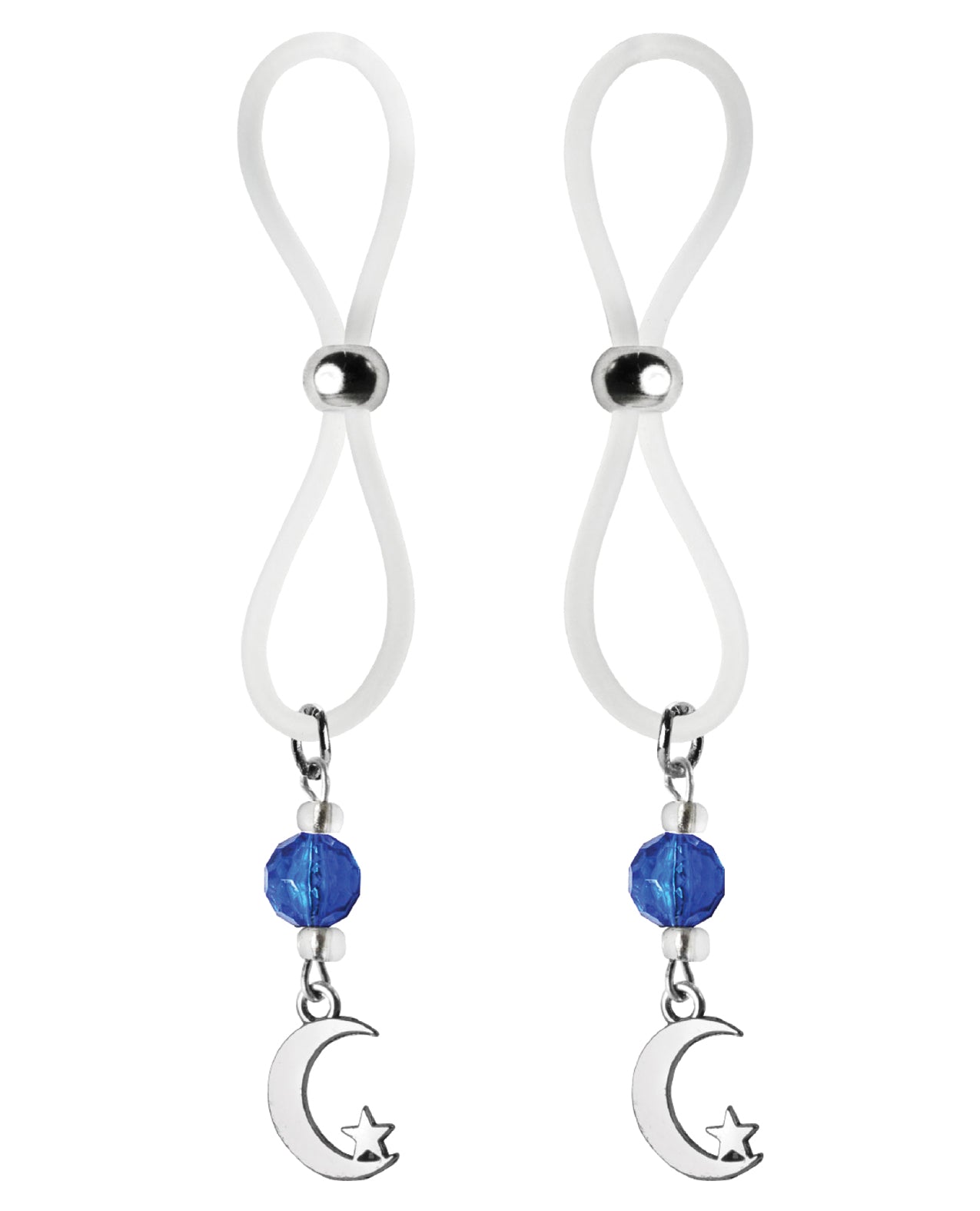 Bijoux de Nip Bijoux de Nip Nipple Halos Moon & Star Charm - Blue/Clear - Image 2