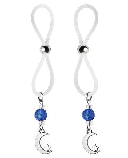 Bijoux de Nip Bijoux de Nip Nipple Halos Moon & Star Charm - Blue/Clear - Image 2