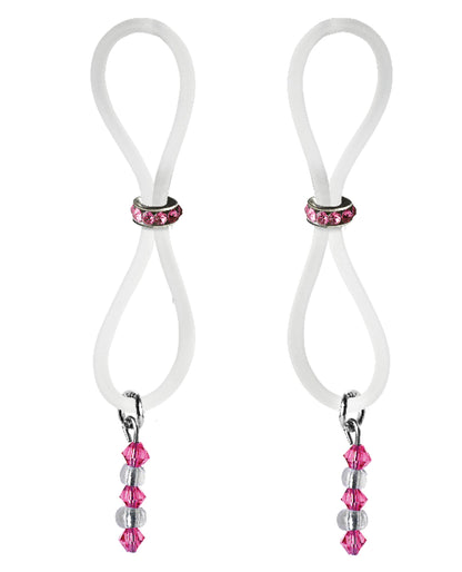 Bijoux de Nip Bijoux de Nip Nipple Halos Pink Gem Slider - Pink/Clear - Image 2
