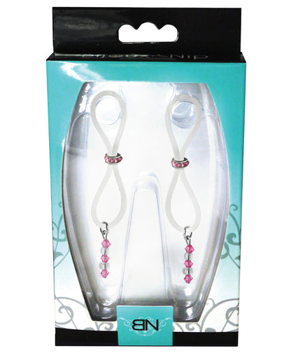 Bijoux de Nip Bijoux de Nip Nipple Halos Pink Gem Slider - Pink/Clear