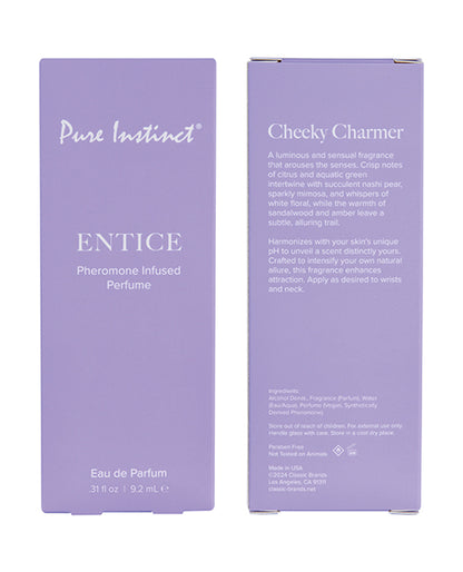 Pure Instinct Pheromone Perfume Entice - 9.2 ml Spray