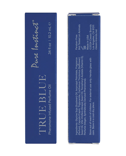 Pure Instinct Pheromone Perfume Oil Roll On - 10.2 ml True Blue