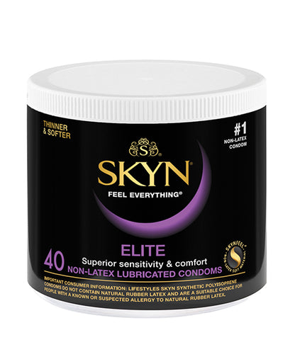 Lifestyles SKYN Elite Ultra Thin Condoms - Bowl of 40