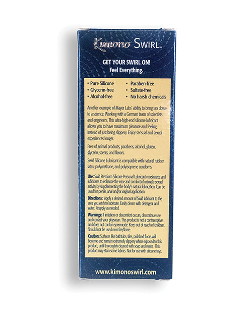 Kimono Swirl Silicone Lubricant - 3.4 oz Pump