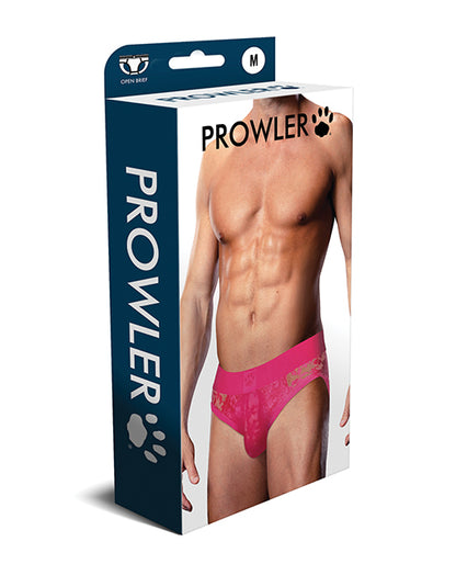 Prowler Lace Open Back Brief - Pink MD
