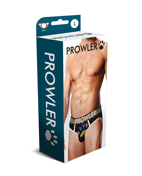 Prowler Oversized Paw Brief - Black/Multi LG